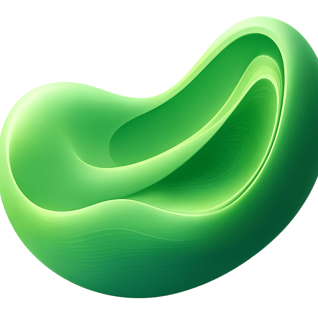 Green Shape Decoration
